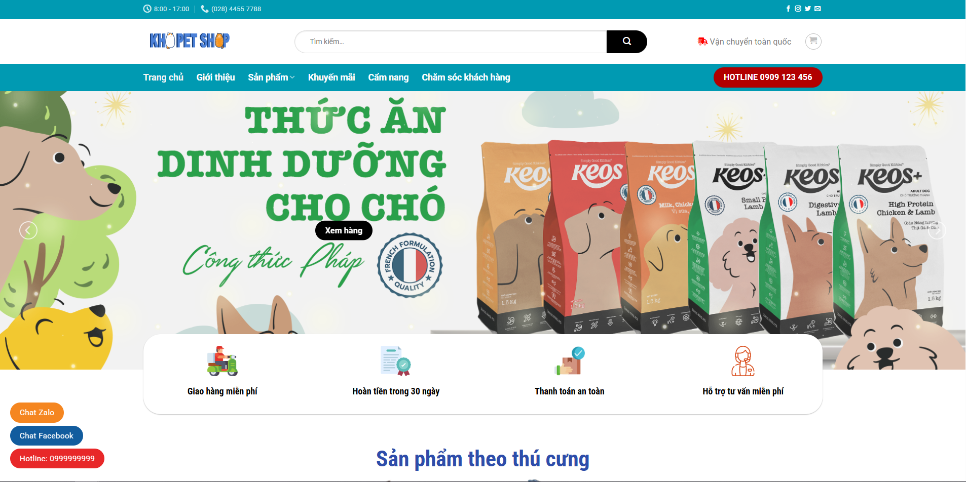 Kho Pet Shop